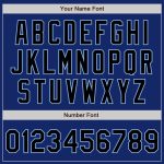 Personalized Royal Black White-Light Blue Authentic Split Fashion Baseball Jersey Team Custom Name and Number