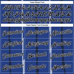 Personalized Royal Black-White Lines Authentic City Edition Basketball Jersey Team Custom Name and Number