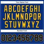 Personalized Royal Black-Yellow Performance Vapor Golf Polo Shirt Team Custom Name and Number