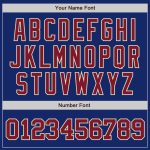 Personalized Royal Crimson-City Cream Authentic Baseball Jersey Team Custom Name and Number