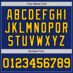 Personalized Royal Gold-Black Authentic Baseball Jersey Team Custom Name and Number