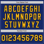 Personalized Royal Gold-Black Authentic Raglan Sleeves Baseball Jersey Team Custom Name and Number