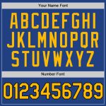 Personalized Royal Gold-Black Authentic Throwback Baseball Jersey Team Custom Name and Number