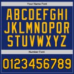 Personalized Royal Gold-Black Authentic Throwback Basketball Jersey