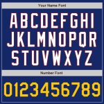 Personalized Royal Gold-Crimson Authentic Baseball Jersey Team Custom Name and Number