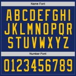 Personalized Royal Gold Hockey Jersey Team Custom Name and Number