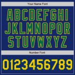 Personalized Royal Gold-Kelly Green Authentic Baseball Jersey Team Custom Name and Number