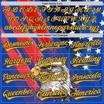 Personalized Royal Gold Navy-Red 3D American Flag Eagle And Star Authentic Baseball Jersey Team Custom Name and Number