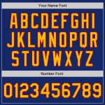 Personalized Royal Gold-Red Authentic Raglan Sleeves Baseball Jersey Team Custom Name and Number