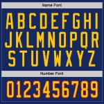 Personalized Royal Gold-Red Hockey Jersey Team Custom Name and Number