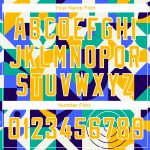 Personalized Royal Gold-White 3D Pattern Design Abstract Geometric Shapes Authentic Basketball Jersey Team Custom Name and Number