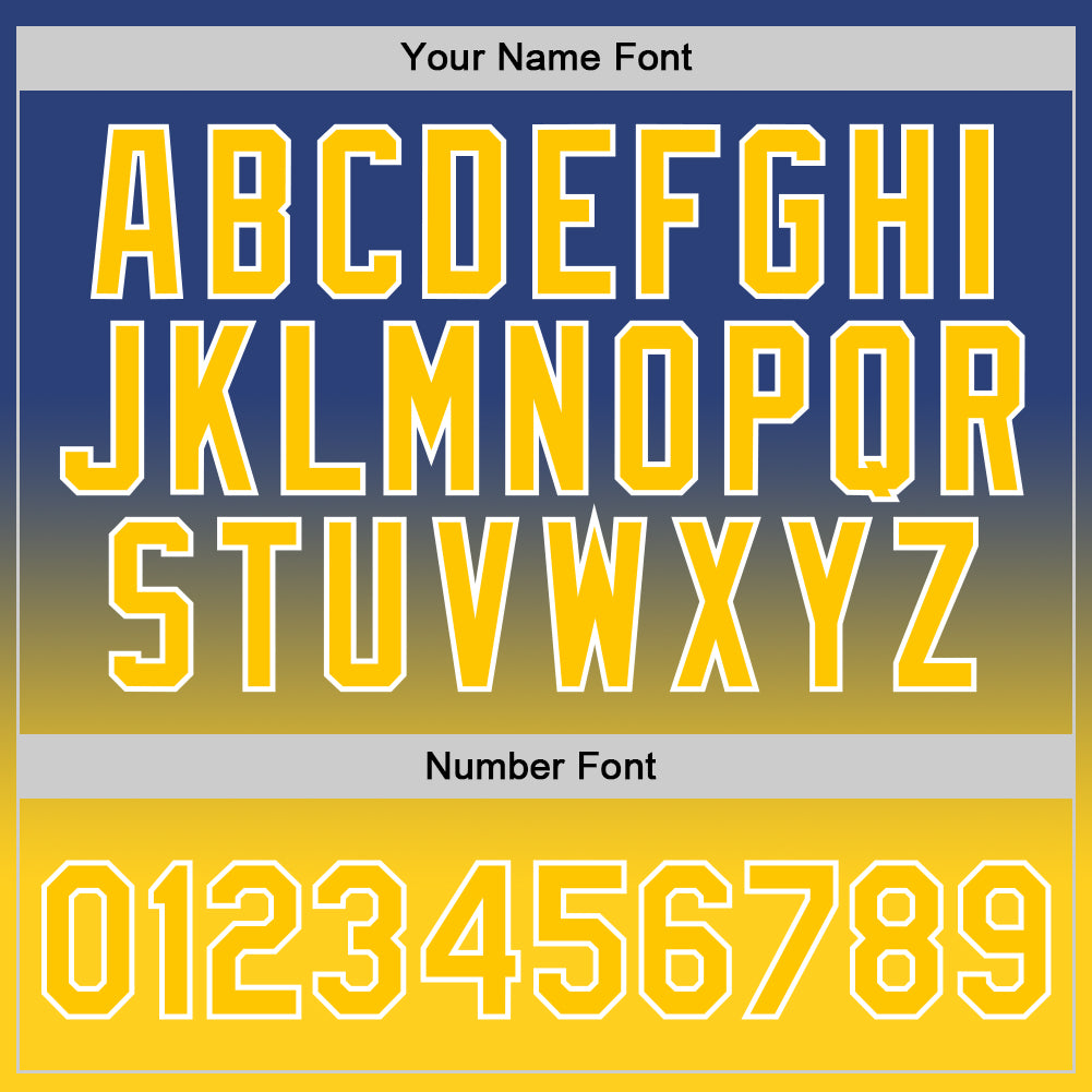 Personalized Royal Gold-White Authentic Fade Fashion Basketball Jersey Team Custom Name and Number Personalized Royal Gold-White Authentic Fade Fashion Basketball Jersey Team Custom Name and Number - Image 3