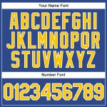 Personalized Royal Gold-White Authentic Throwback Basketball Jersey