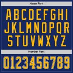 Personalized Royal Gold-White Hockey Jersey