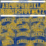 Personalized Royal Gold-White Round Neck Sublimation Basketball Suit Jersey Team Custom Name and Number