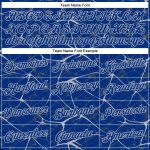Personalized Royal Gray 3D Pattern Design Abstract Network Performance T-Shirt Team Custom Name and Number