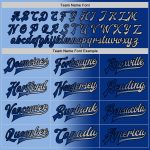 Personalized Royal Gray-Black Bomber Full-Snap Varsity Letterman Gradient Fashion Jacket Team Custom Name and Number
