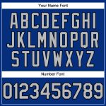 Personalized Royal Gray-Black Performance T-Shirt Team Custom Name and Number