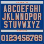 Personalized Royal Gray-Orange Authentic Baseball Jersey Team Custom Name and Number