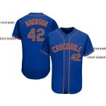 Personalized Royal Gray-Orange Baseball Jersey Team Custom Name and Number