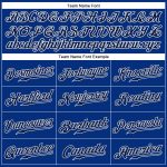 Personalized Royal Gray-White Authentic Sleeveless Baseball Jersey Team Custom Name and Number