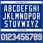 Personalized Royal Gray-White Performance T-Shirt Team Custom Name and Number