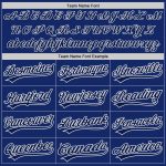Personalized Royal Gray-White Two-Button Unisex Softball Jersey Team Custom Name and Number