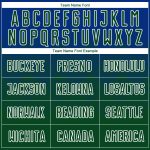 Personalized Royal Green-White Sublimation Soccer Uniform Jersey Team Custom Name and Number