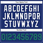 Personalized Royal Kelly Green-White Authentic Baseball Jersey