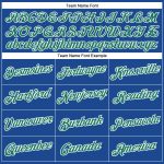 Personalized Royal Kelly Green-White Authentic Baseball Jersey Team Custom Name and Number
