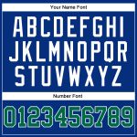 Personalized Royal Kelly Green-White Authentic Throwback Basketball Jersey