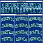 Personalized Royal Kelly Green-White Authentic Throwback Basketball Jersey