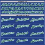 Personalized Royal Kelly Green-White Authentic Throwback Basketball Jersey Team Custom Name and Number