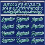 Personalized Royal Kelly Green-White Bomber Full-Snap Varsity Letterman Two Tone Jacket Team Custom Name and Number