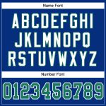 Personalized Royal Kelly Green-White Mesh Authentic Football Jersey Team Custom Name and Number