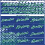 Personalized Royal Kelly Green-White Triangle Shapes Authentic City Edition Basketball Jersey Team Custom Name and Number