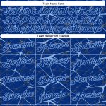 Personalized Royal Light Blue 3D Pattern Design Abstract Network Performance T-Shirt Team Custom Name and Number