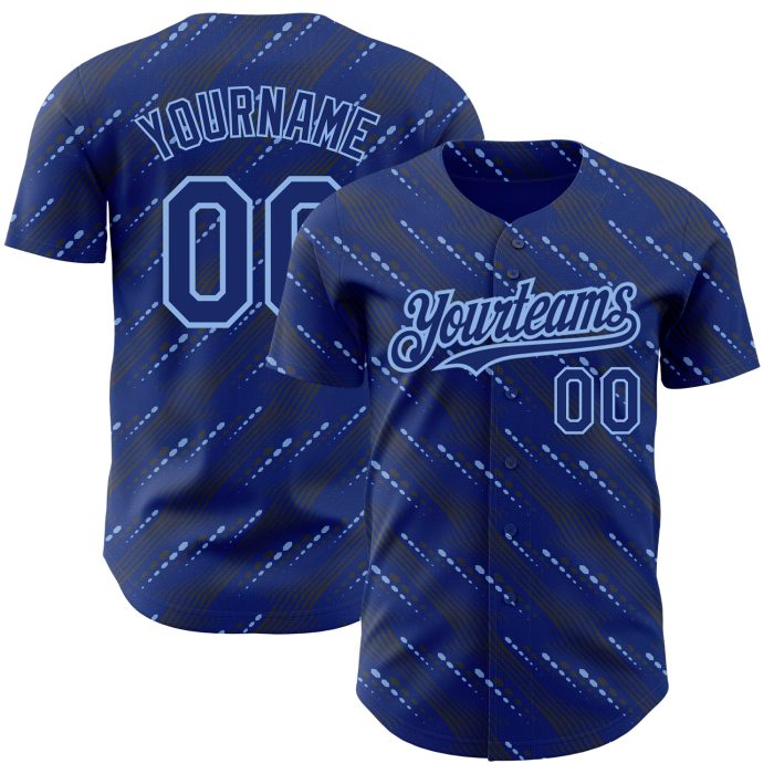 Custom baseball jersey with personalised name and number