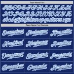 Customizable Light Blue Pinstripe Baseball Jersey with Team Name and Number - Authentic Design Personalized Royal Light Blue