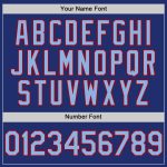 Custom Name and Number Authentic Baseball Jersey in Light Blue and Red - Personalized Team Jersey Personalized Royal Light