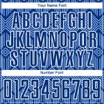 Custom Personalized Soccer Jersey - Light Blue-White Abstract Geometric Design with Name and Number - Sublimation Uniform
