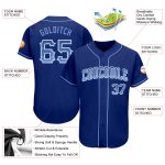 Personalized Light Blue and White Drift Baseball Jersey with Custom Name and Number - Authentic Team Apparel Personalized