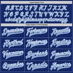 Custom Team Name and Number Light Blue White Bomber Varsity Letterman Jacket Personalized Full-Snap Two Tone Personalized