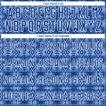 Custom Name Number Soccer Jersey - Personalized Light Blue White Geometric Shapes Sublimation Team Uniform Personalized Royal