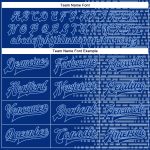 Custom Name and Number Varsity Letterman Jacket - Personalized Royal Light Blue Halftone 3D Bomber Design Personalized Royal