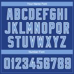 Custom Name and Number Basketball Jersey - Authentic City Edition Light Blue-White Abstract Lines Team Design Personalized