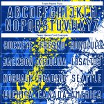 Custom Soccer Jersey with Personalized Name and Number - Light Yellow-White Dripping Splatter Art Design Personalized Royal