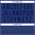 Custom Name and Number Royal Navy-Gray Drift Authentic Baseball Jersey - Personalized Team Apparel Personalized Royal Navy-Gray