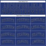 Custom Name and Number Royal Navy-Gray Drift Authentic Baseball Jersey - Personalized Team Apparel Personalized Royal Navy-Gray