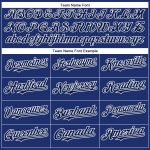 Personalized Authentic Baseball Jersey in Royal Navy and White Personalized Royal Navy-White Authentic Baseball Jersey
